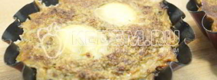 мясное суфле с яйцом пасхальное. Шаг 6