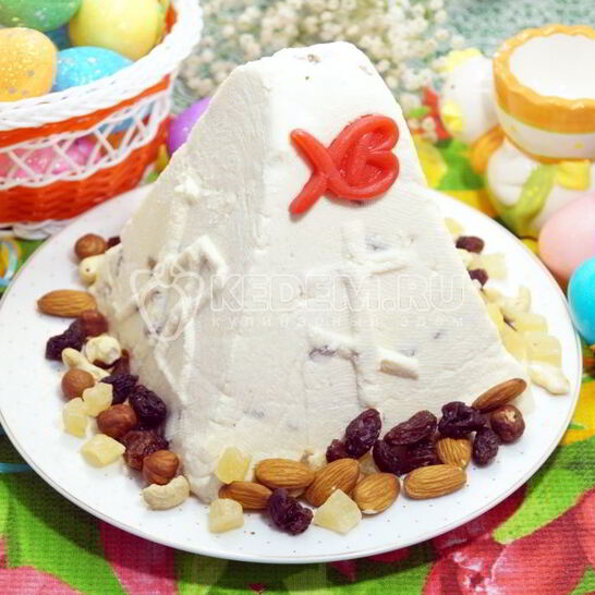 Рецепт пасха с изюмом