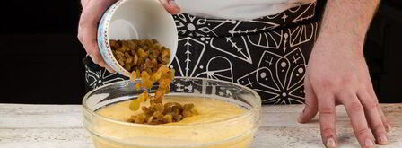 пасхальный кулич с миндалем и изюмом. Шаг 9