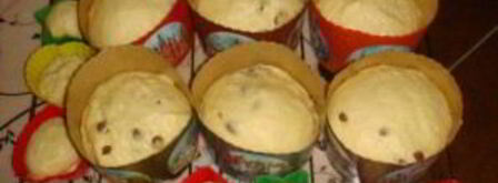 пасхальные куличи с изюмом. Шаг 4