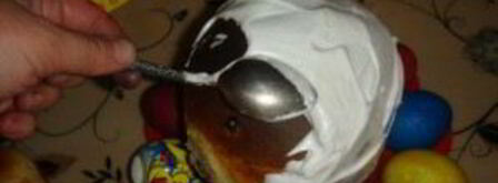 пасхальные куличи с изюмом. Шаг 8