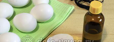 пасхальные яйца с листочками. Шаг 2