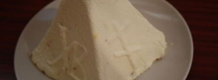 сырая творожная пасха с цукатами и вяленой вишней. Шаг 8