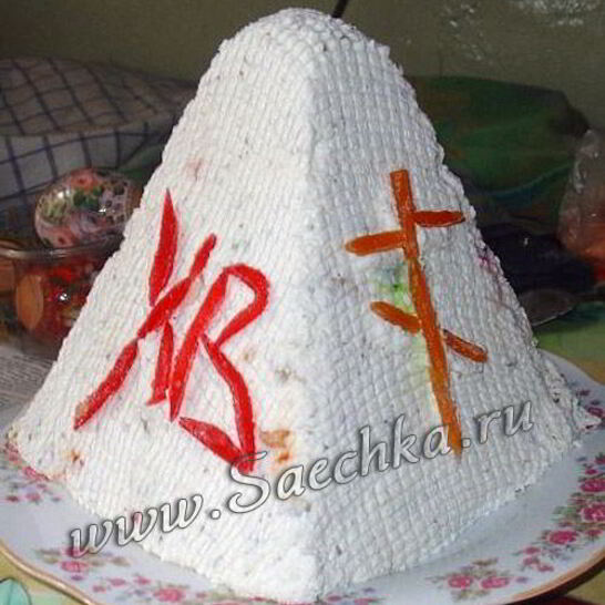 Рецепт царская пасха упрощенная