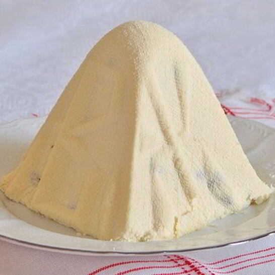 Рецепт творожная пасха с кунжутом