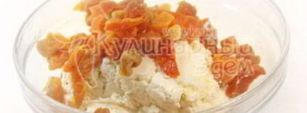 творожная пасха с курагой. Шаг 4