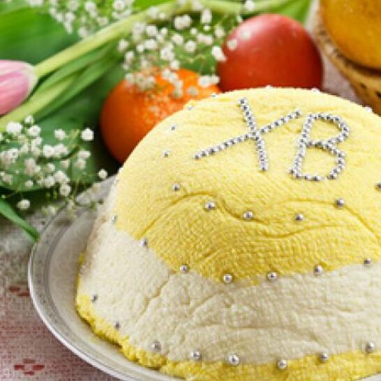 Рецепт тыквенно-творожная пасха