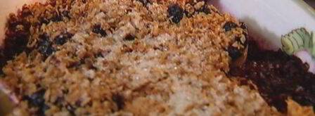 персики, запеченные с черникой и гречневыми хлопьями. Шаг 5