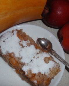 Пудинг тыквенный с яблоками