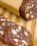 Шоколадная колбаска