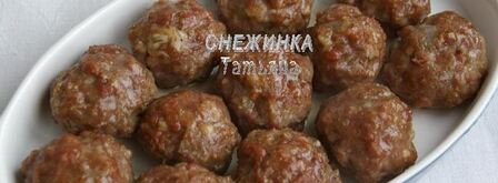 ароматные фрикадельки под рисово-тыквенным суфле. Шаг 7