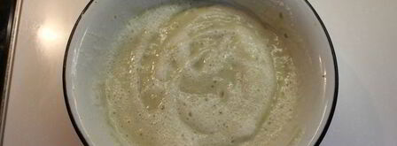 дважды запеченное суфле горгонзола и карамелизованная груша. Шаг 9