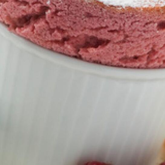 Рецепт малиновое суфле