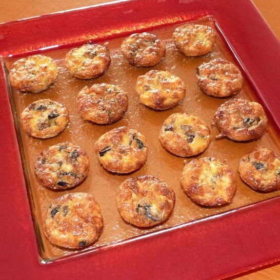 Рецепт мини-суфле из шампиньонов