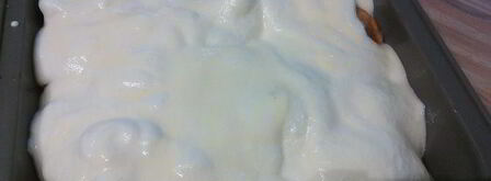 рагу из лосося с перловкой под сырным суфле. Шаг 7