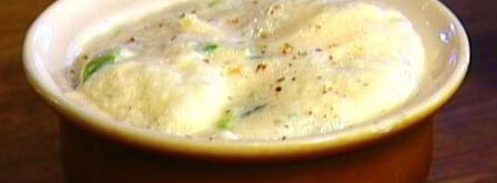 сливочное суфле с зеленым луком и тимьяном. Шаг 11