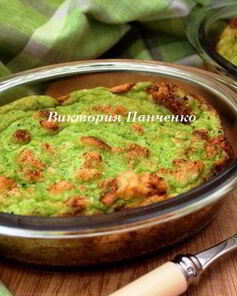 Суфле из брокколи и двух видов сыра