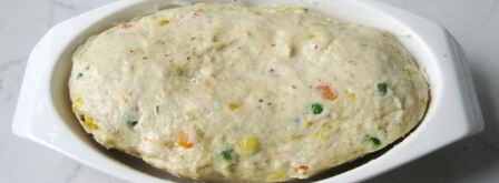 суфле из курицы с овощами. Шаг 10