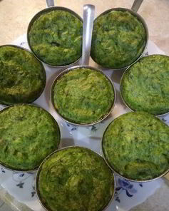 Суфле из шпината и моркови