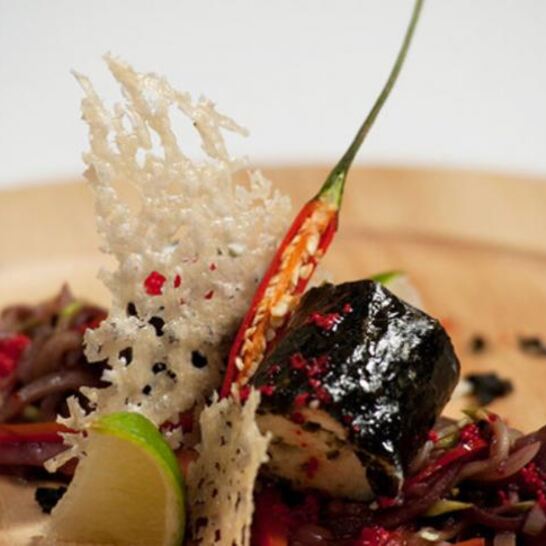 Рецепт суфле из судака с овощным жюльеном