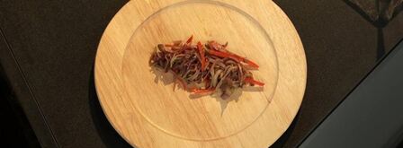 суфле из судака с овощным жюльеном. Шаг 8