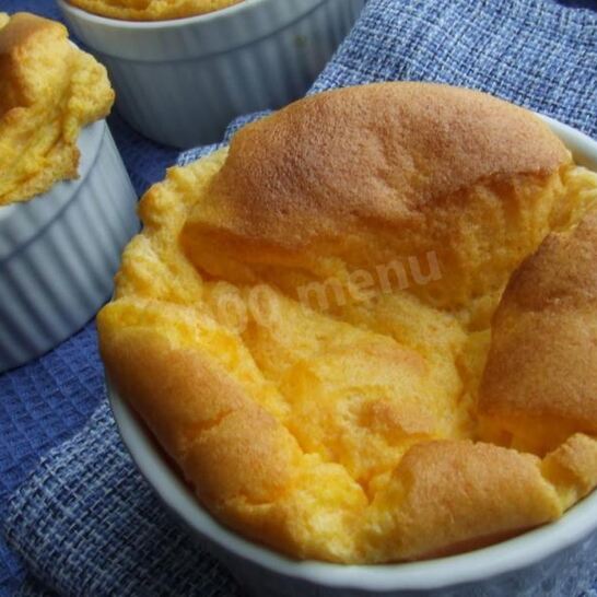 Рецепт суфле с тыквенным пюре