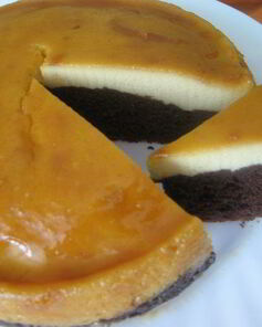 Торт-суфле карамельно-молочный