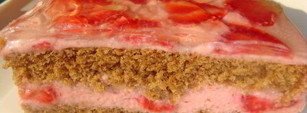 торт-суфле с клубникой. Шаг 8