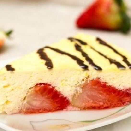 Рецепт творожное суфле с ягодами