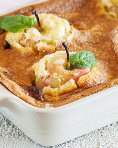 Яблоки в манном суфле