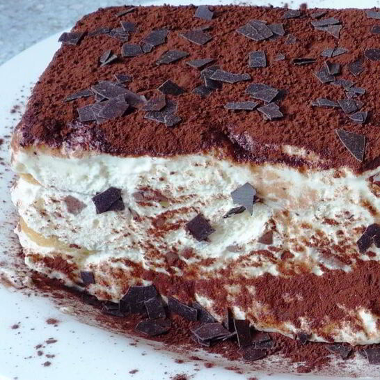 Рецепт изысканный тирамису с яйчным ликером