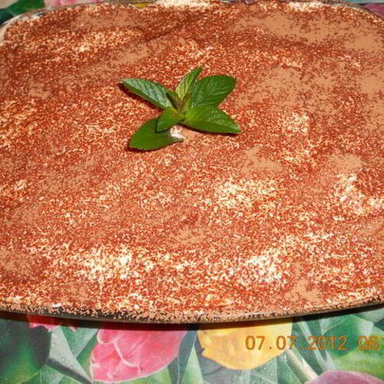 Рецепт мятный тирамису