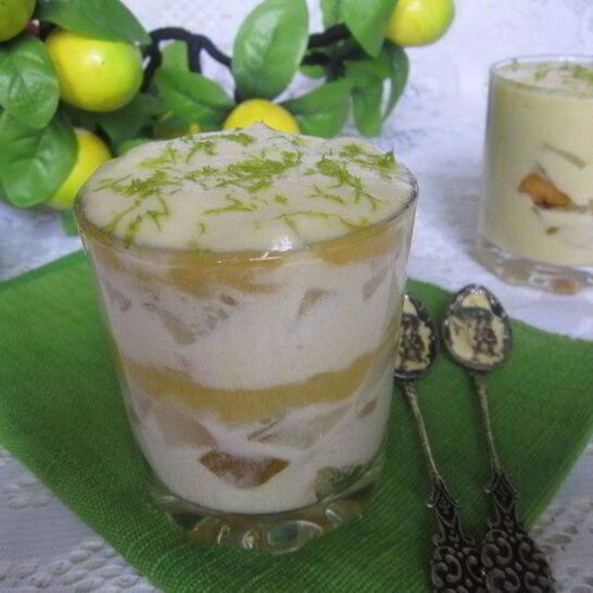 Рецепт тирамису с грушей и лаймовым курдом