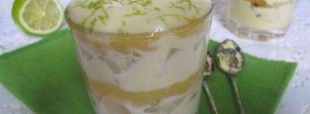 тирамису с грушей и лаймовым курдом. Шаг 6