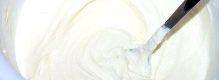 творожный десерт с клубничным соусом. Шаг 3