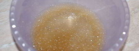 творожный десерт с клубничным соусом. Шаг 4