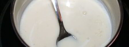 творожный десерт с клубничным соусом. Шаг 5