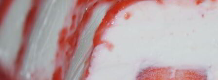 творожный десерт с клубничным соусом. Шаг 10