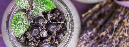 ванильный чиа-пудинг с черникой и лавандой. Шаг 5