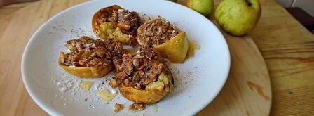 запеченные яблоки с овсянкой. Шаг 8