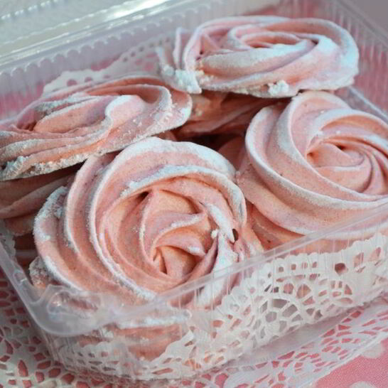 Рецепт клубничный зефир