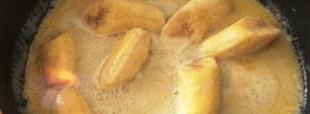 жареные бананы с ромом и орехами. Шаг 5