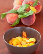 Жареные персики в сливочном масле