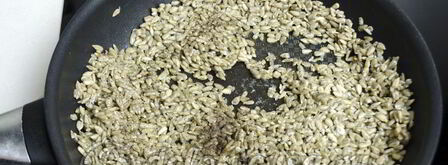 жареные семечки подсолнуха. Шаг 5