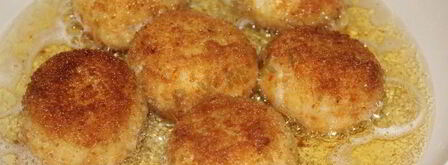 аранчини — рисовые шарики с мясной начинкой. Шаг 5