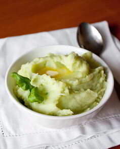 Базиликовое картофельное пюре