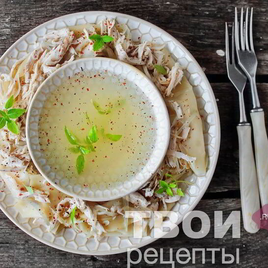 Рецепт бешбармак из курицы