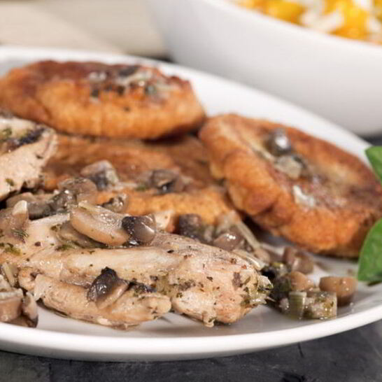 Рецепт драники с грибами