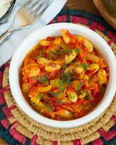 Гарнир из фасоли