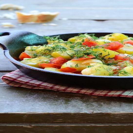 Рецепт гарнир из кабачков с помидорами и перца